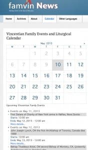 FamVin Calendar
