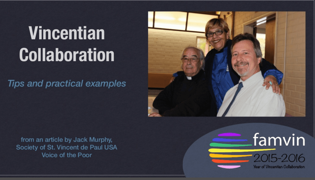 Vincentian Collaboration tips