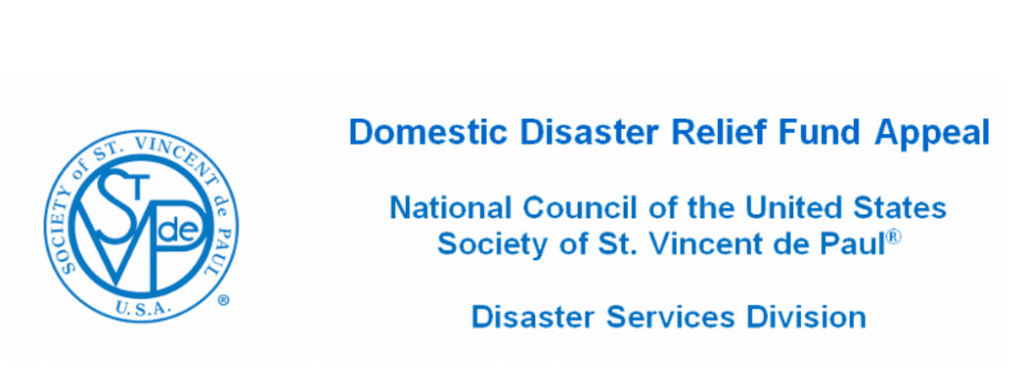 SVDP Disaster logo