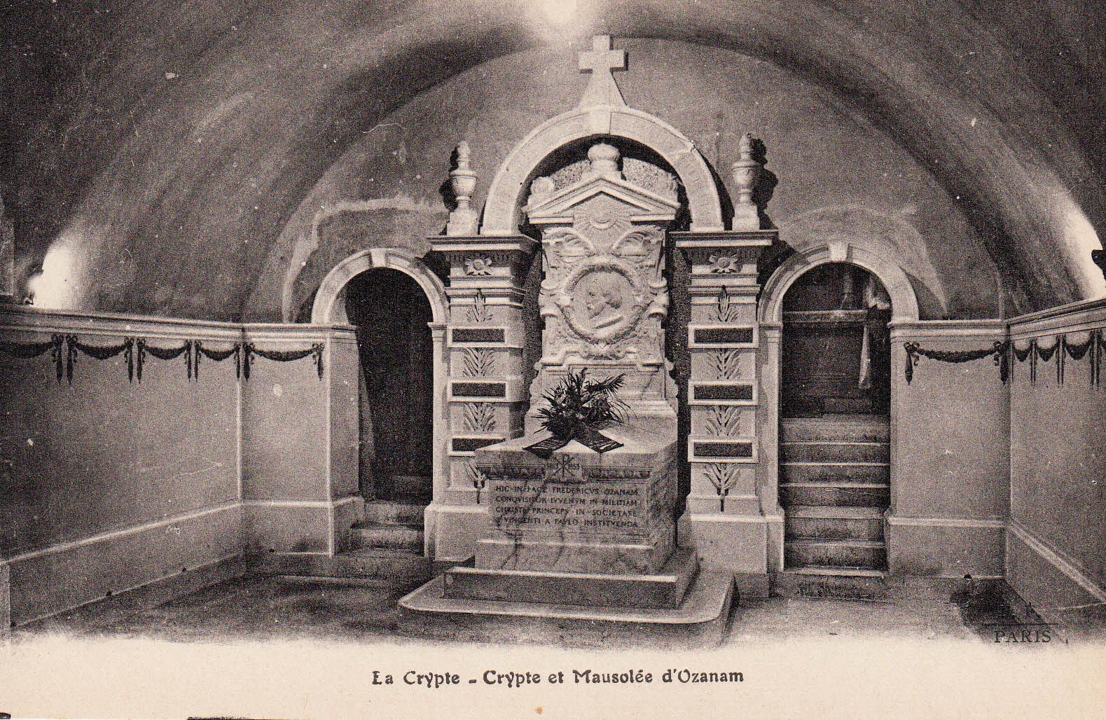 Undated image of the crypt of Frederic Ozanam. Possibly taken sometime in the first half of the twentieth century