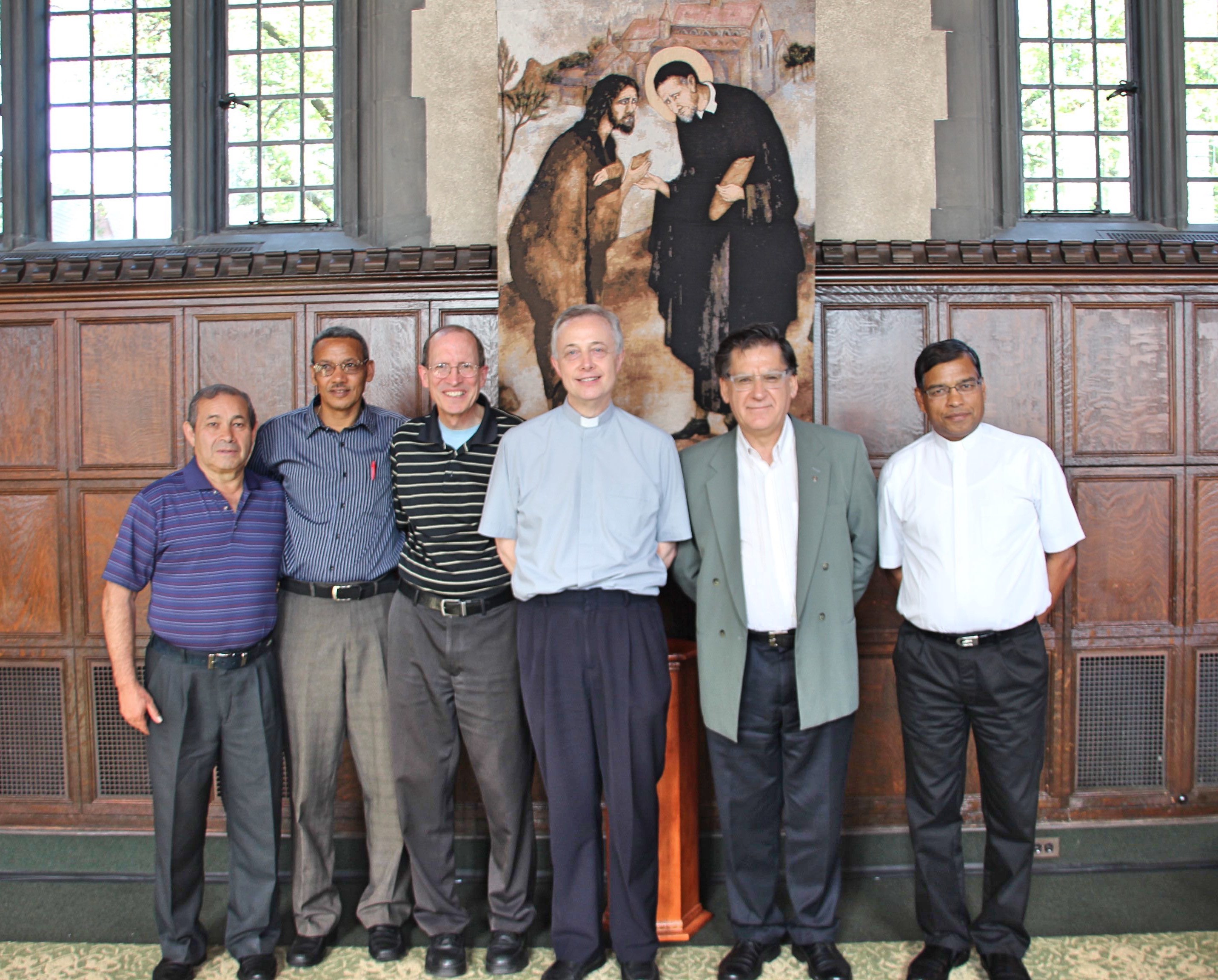 The newly elected General Council of the Congregation of the Mission