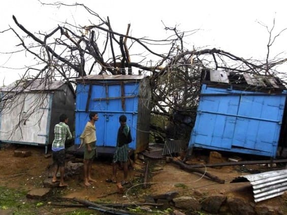 Gandjam Orissa Cyclone Phailin