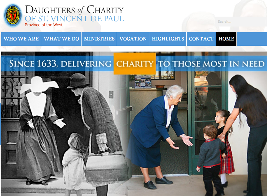 Daughters of Charity West – new website