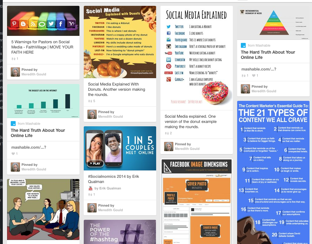 Church and Social Media – Pinterest Board