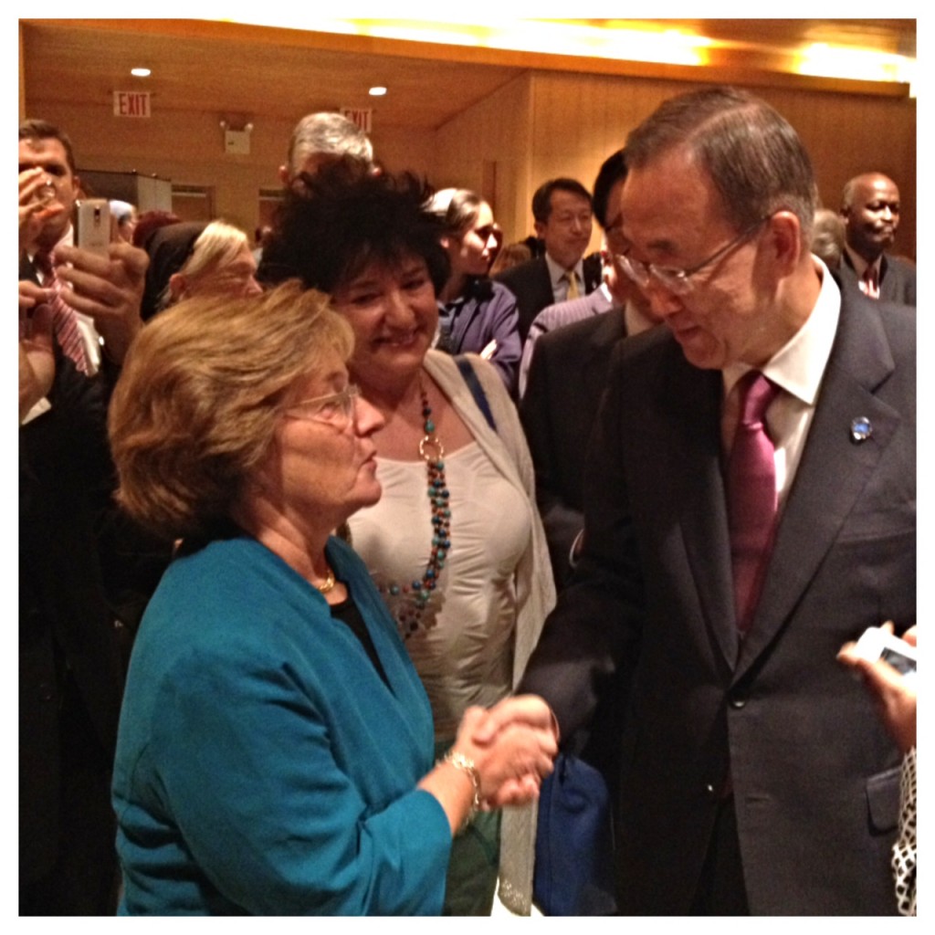 Ladies of Charity  with UN Secretary General