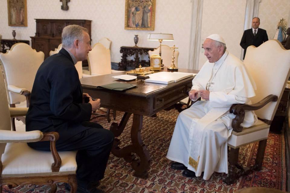 Pope Francis Met Tomaž Mavrič, CM, Superior General - FAMVIN NewsEN