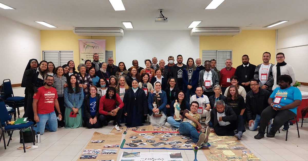 The National Gathering of the Vincentian Family in Brazil Stressed the Importance of Seeking New Ways of Acting Together