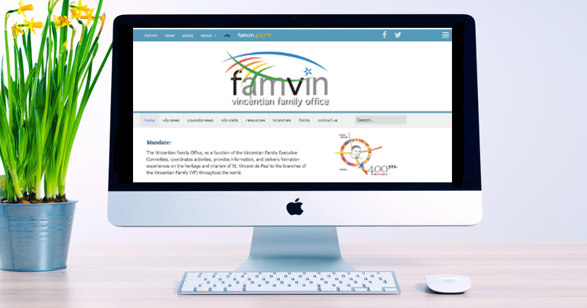 Le Bureau de la Famille Vincentienne annonce son nouveau site