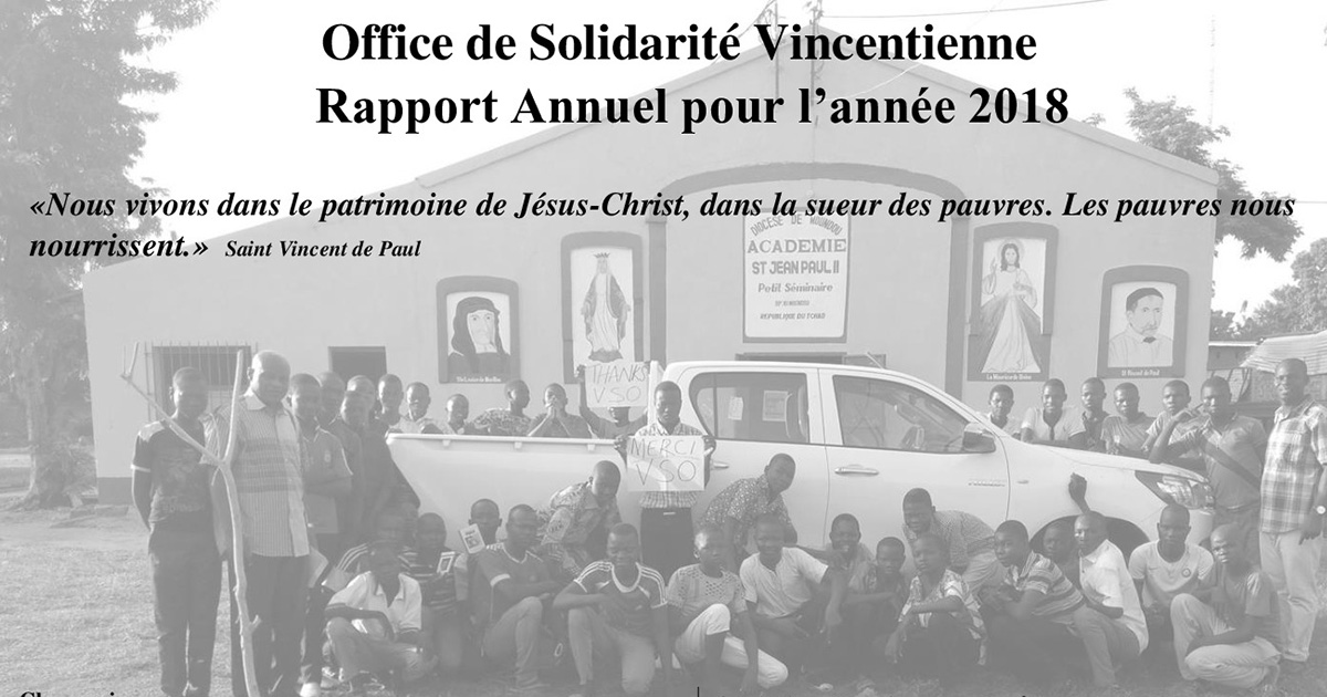 Office de Solidarité Vincentienne – Rapport Annuel pour l’année 2018