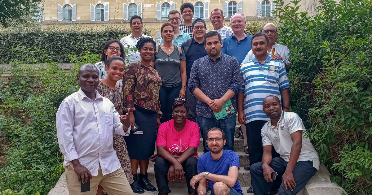 Les ambassadeurs bénévoles de l’Alliance Famvin avec les personnes sans-abris se réunissent pour la première fois