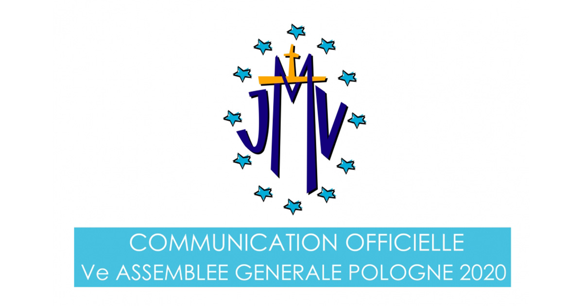 Communication Officielle Ve Assemblee Generale de la JMV, Pologne 2020