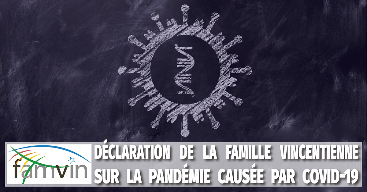 Déclaration de la Famille Vincentienne sur la pandémie causée par COVID-19