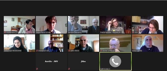 Compte-rendu de la rencontre de la famille vincentienne  en visioconférence le 8 mars 2021