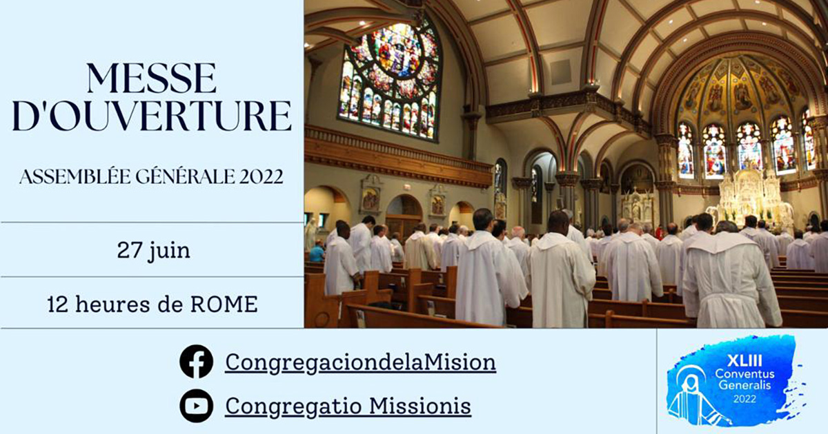 Messe d’ouverture de l’Assemblée générale 2022 de la Congrégation de la Mission