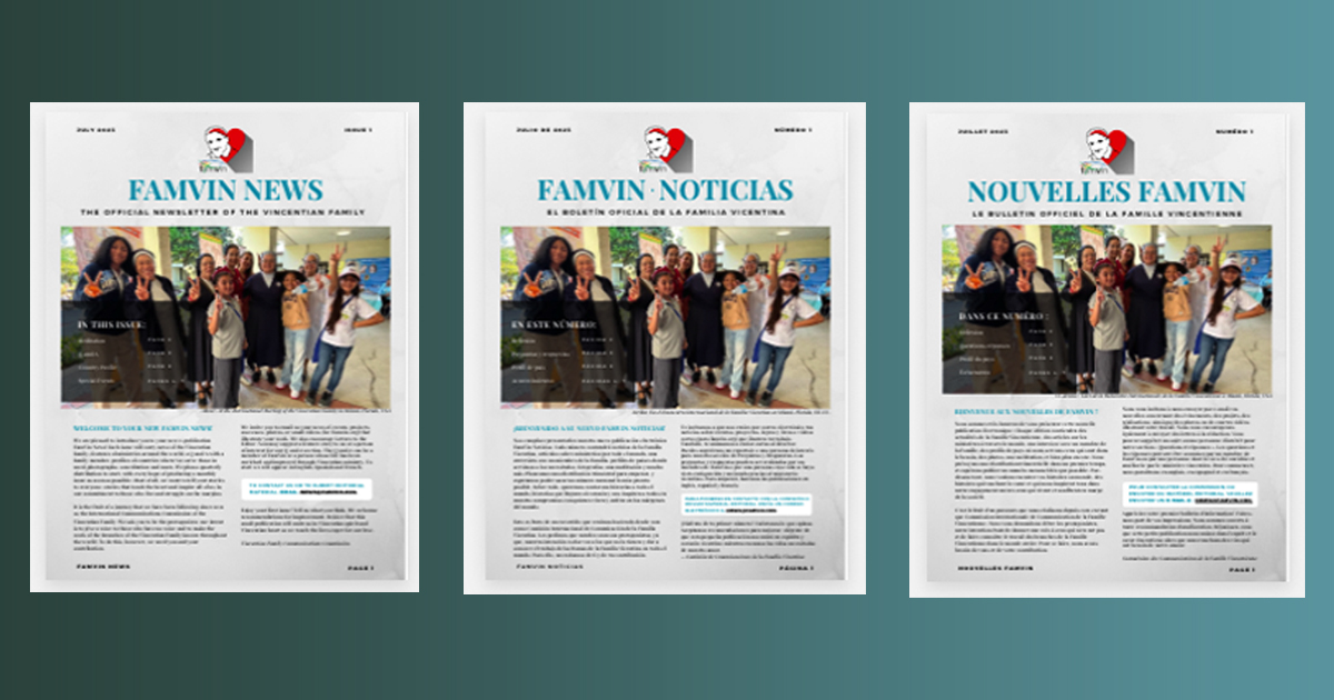 Nouveau projet : Famvin Newsletter