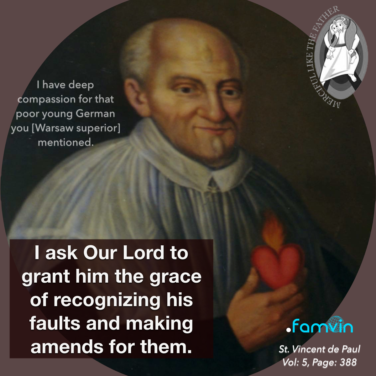 Year of Mercy for Vincentians – Apr. 26