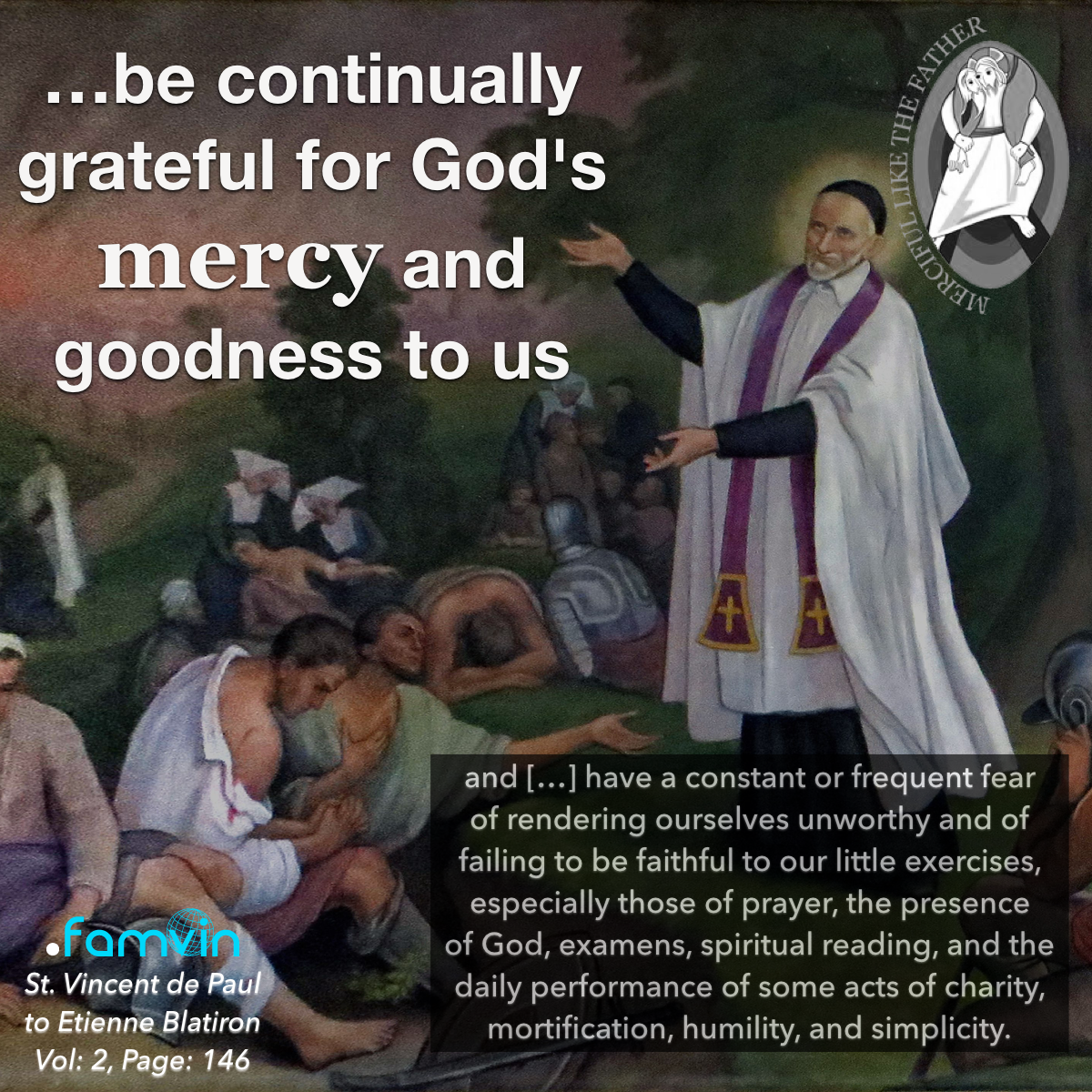 Year of Mercy for Vincentians – Oct. 25