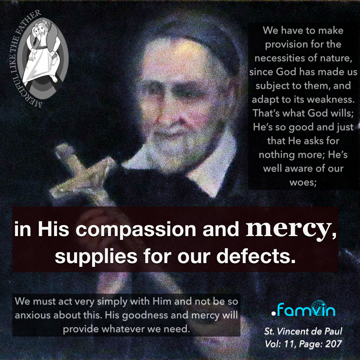 Year of Mercy for Vincentians – Nov. 1